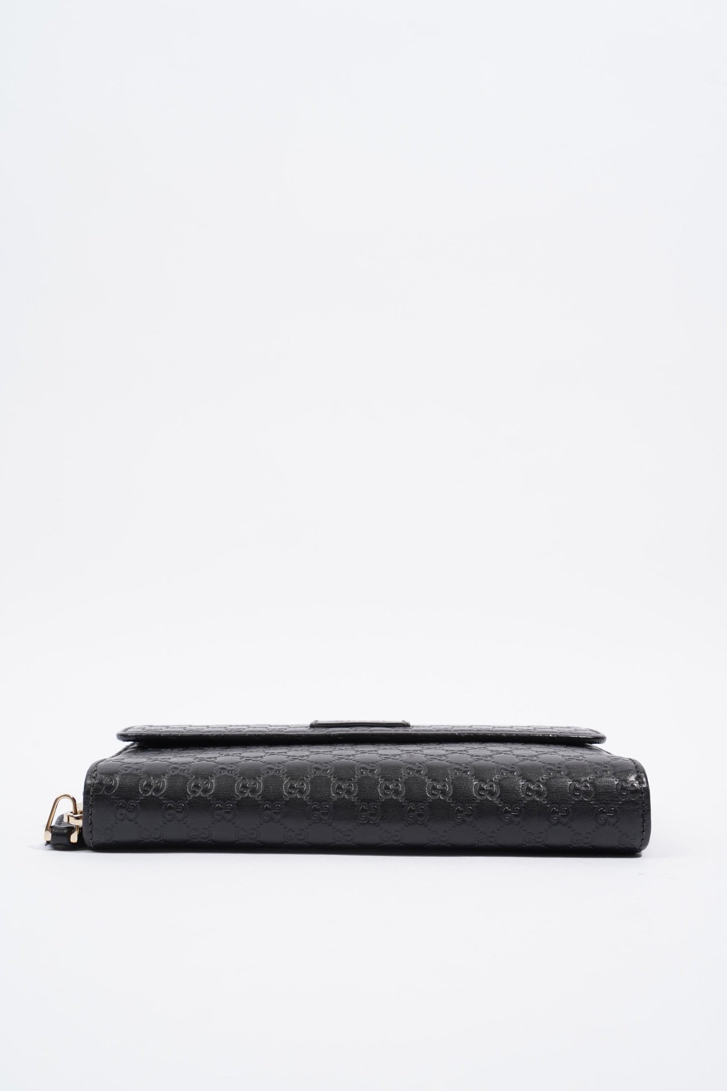 Gucci Guccissima Wallet Black Leather