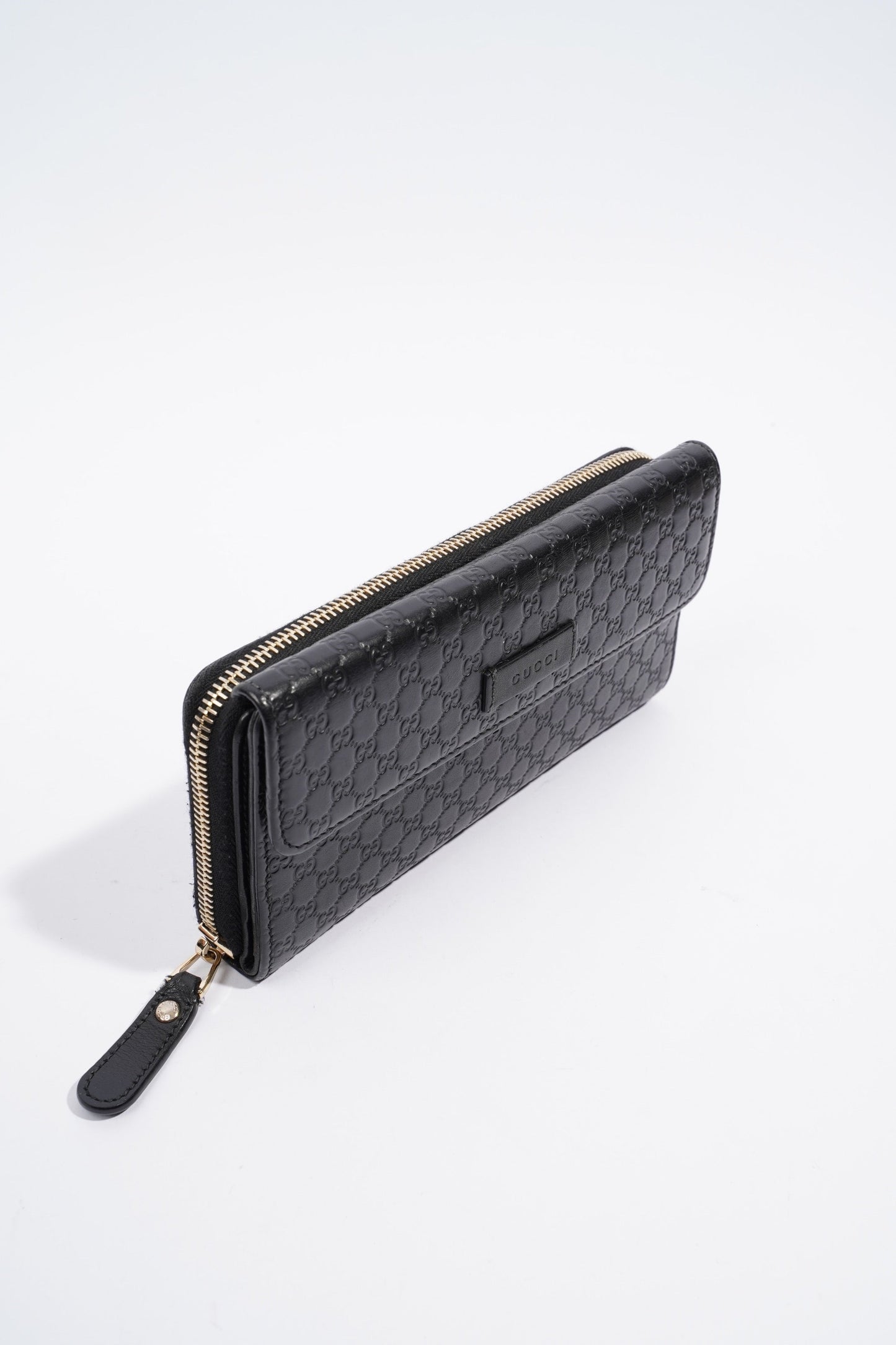 Gucci Guccissima Wallet Black Leather