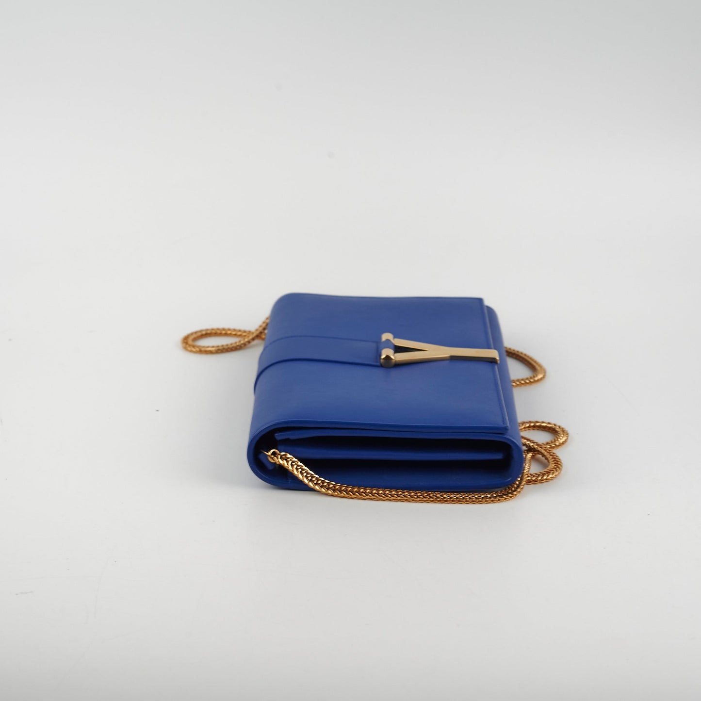 Saint Laurent Blue Ligne Y Clutch