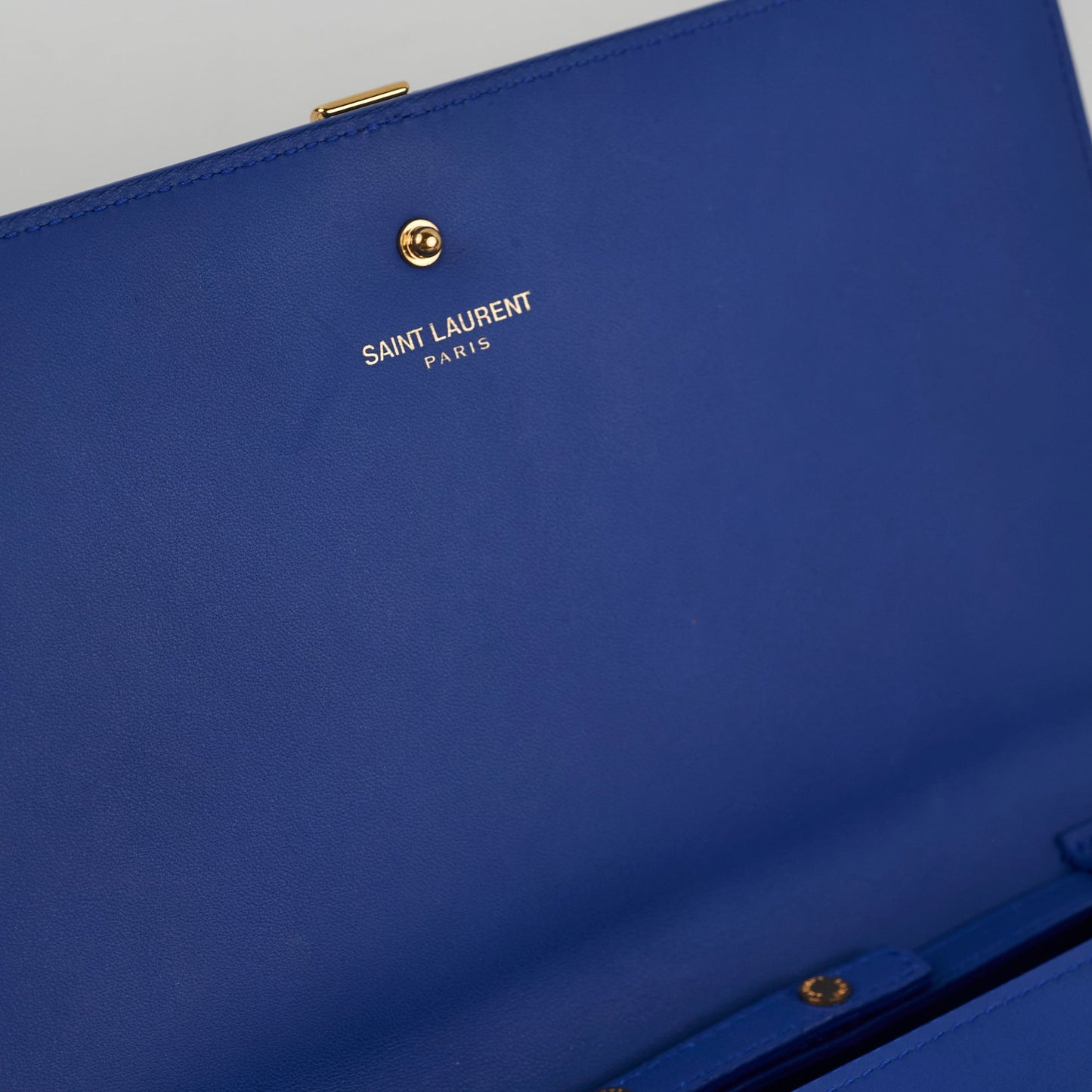 Saint Laurent Blue Ligne Y Clutch