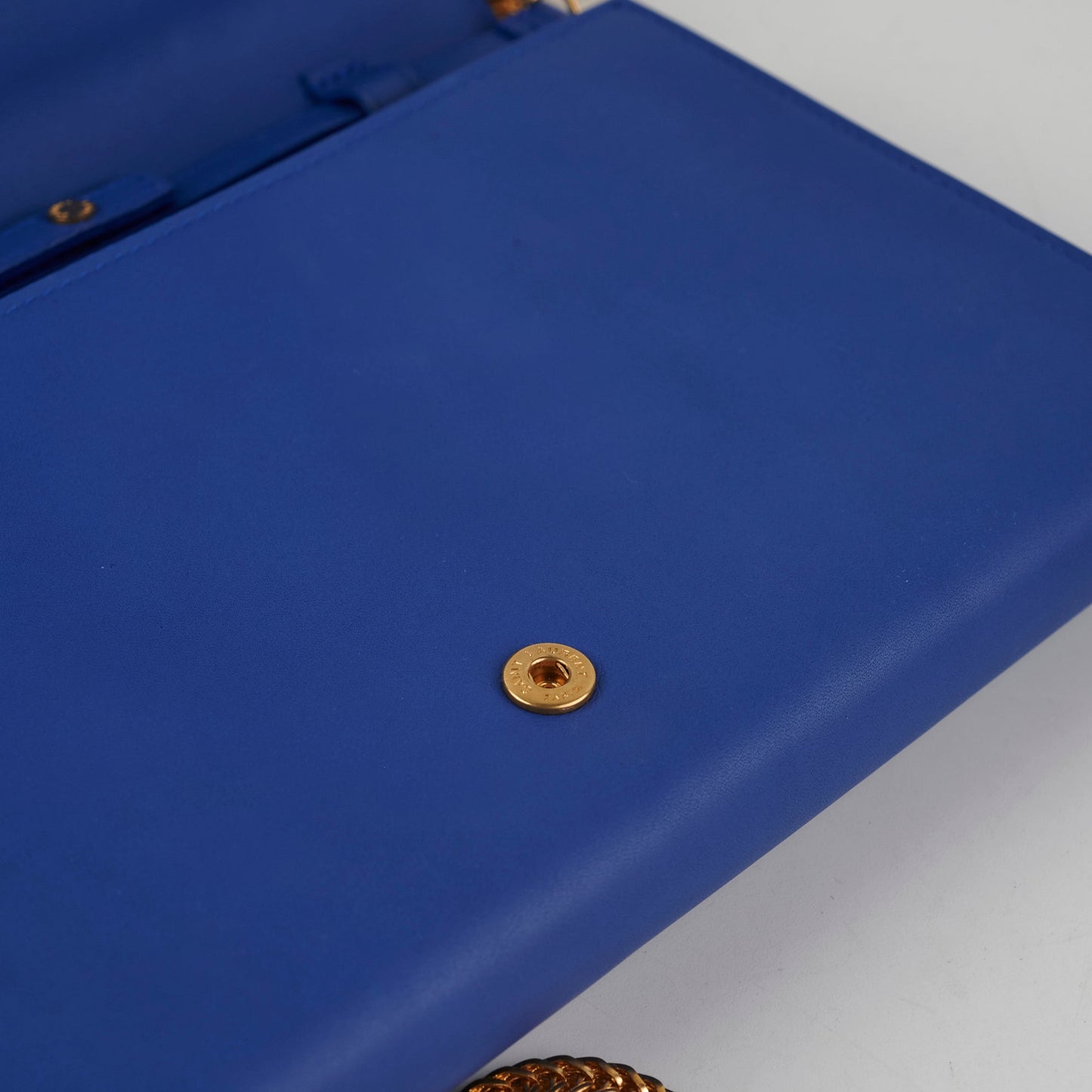 Saint Laurent Blue Ligne Y Clutch