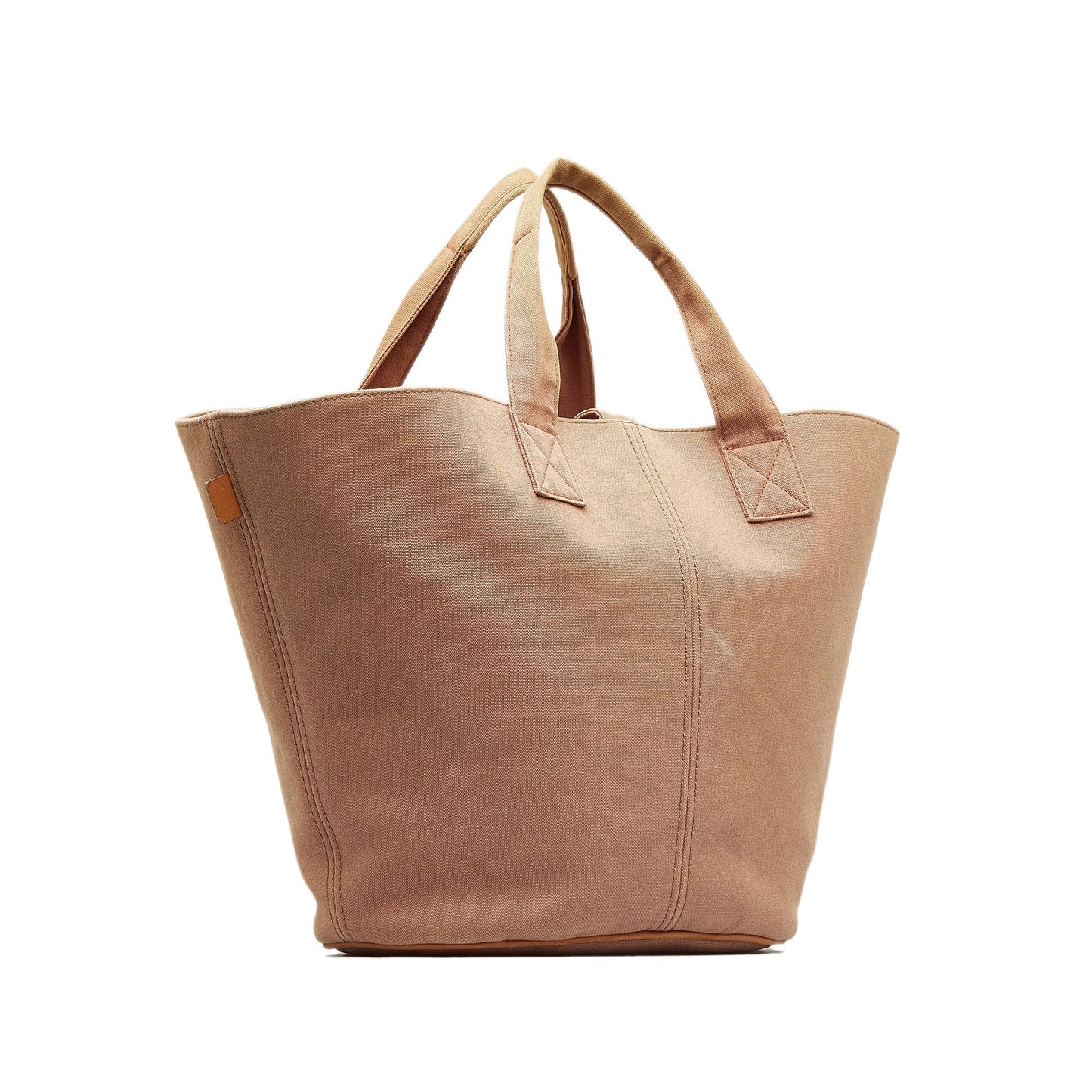 Brown Hermes Panier de Plage Tote Bag