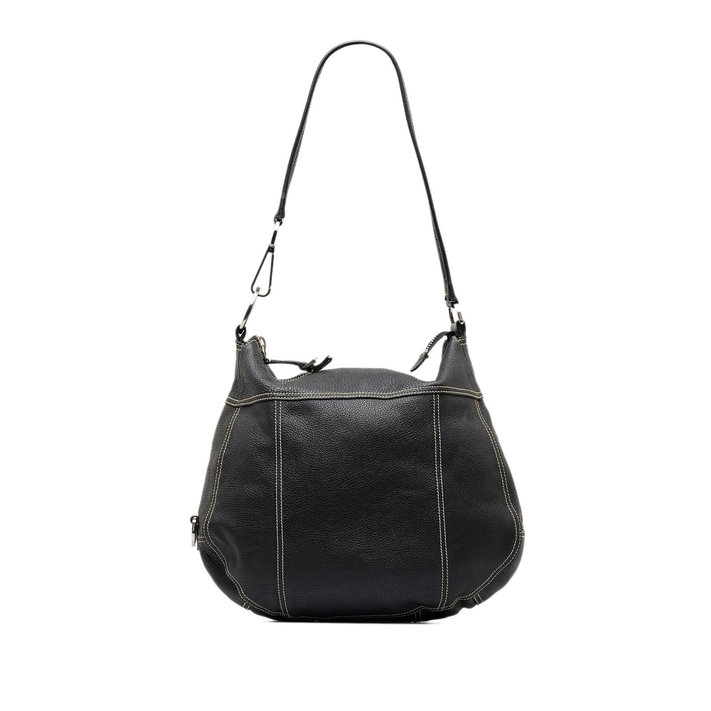 PRADA Leather Hobo Bag