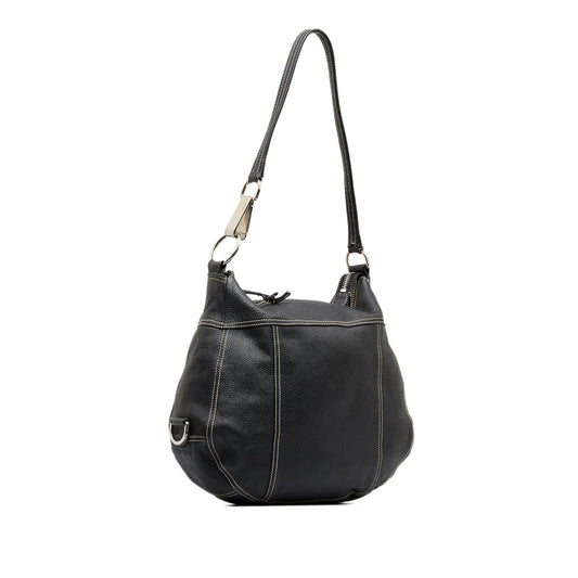 PRADA Leather Hobo Bag