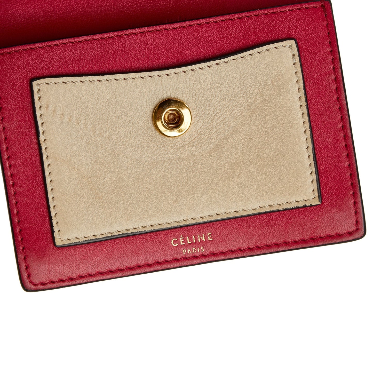 Celine Pocket Tricolor Envelope Wallet Small Wallets