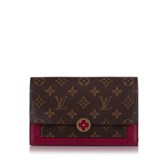 Louis Vuitton Flore Wallet On Chain Monogram Canvas