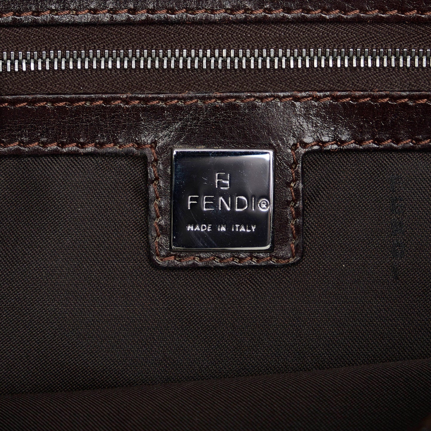 Brown Fendi Zucca Tote