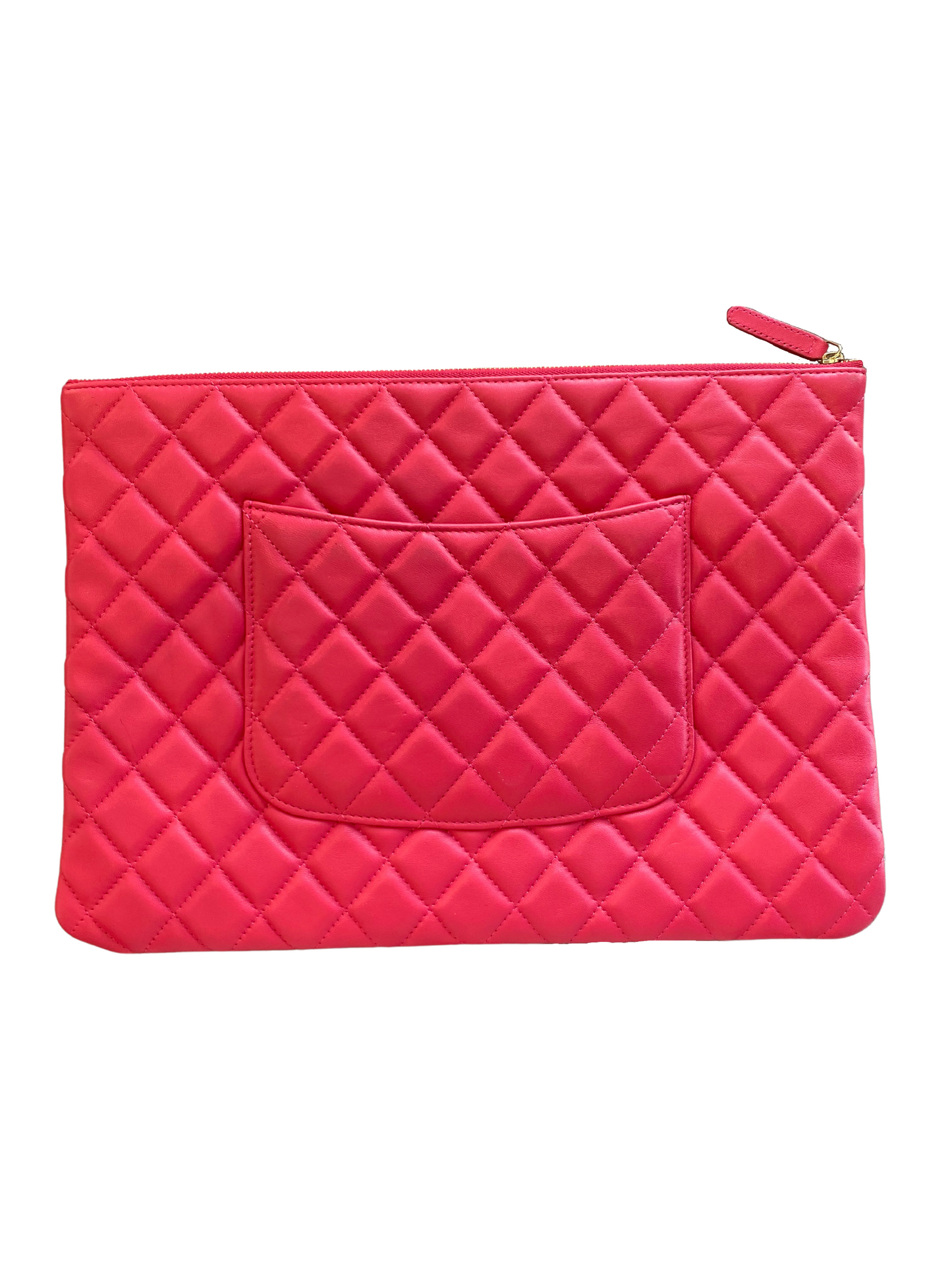 Chanel Quilted Laptop Case