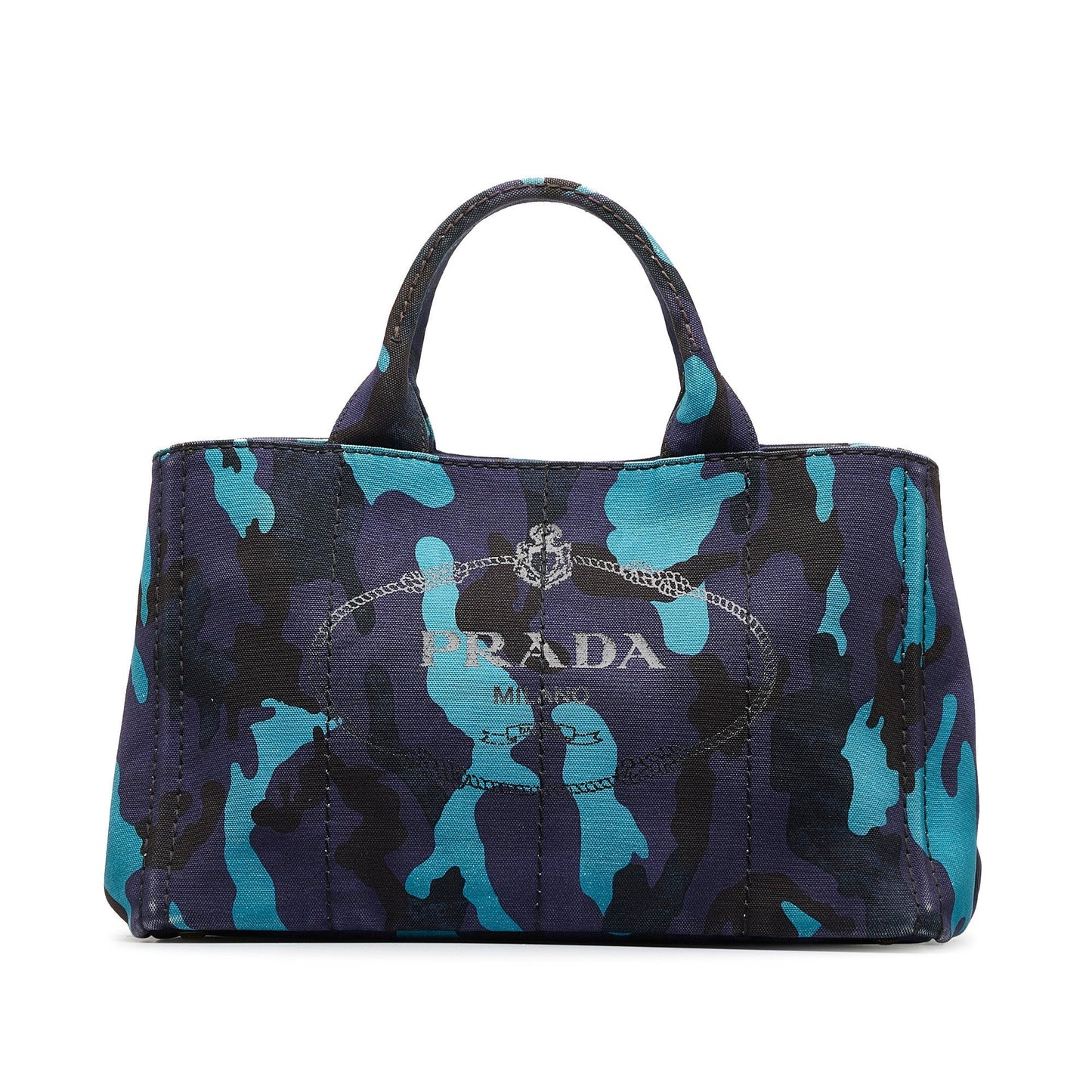 PRADA Canapa Camouflage Tote Tote Bag