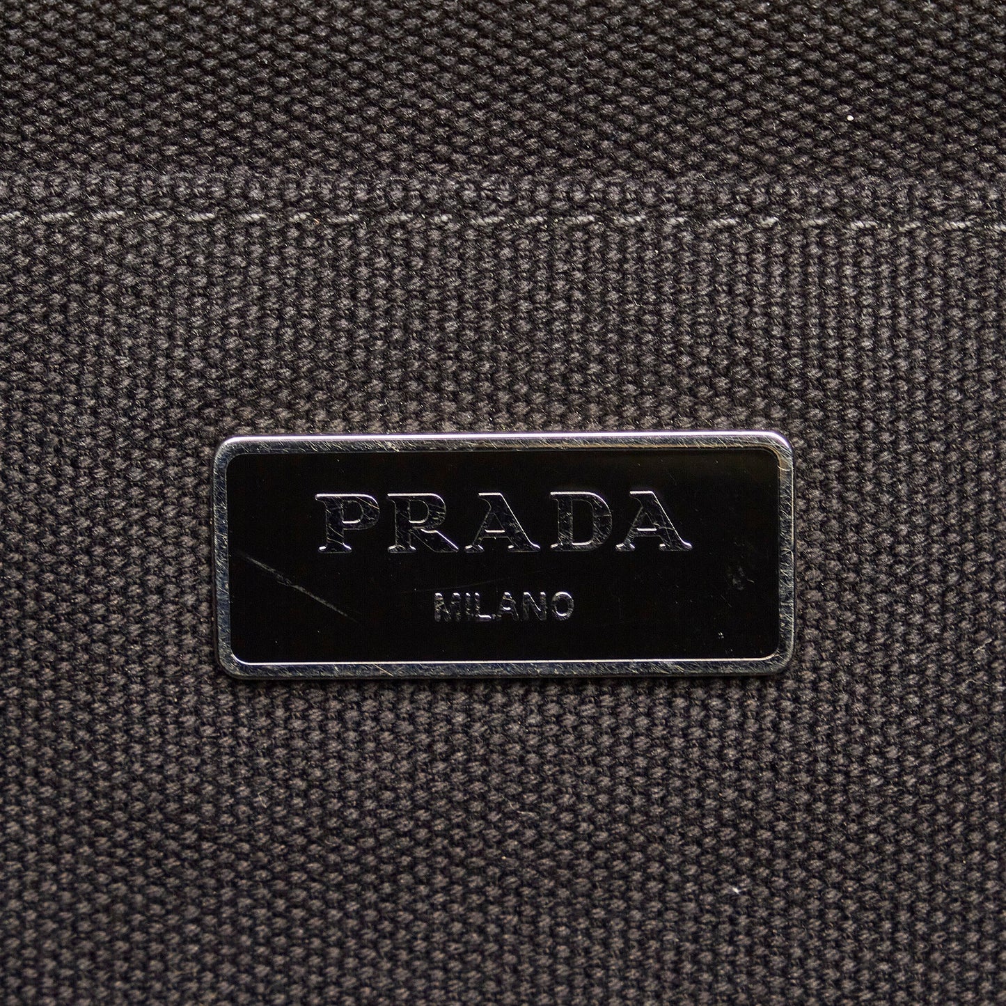 PRADA Canapa Camouflage Tote Tote Bag