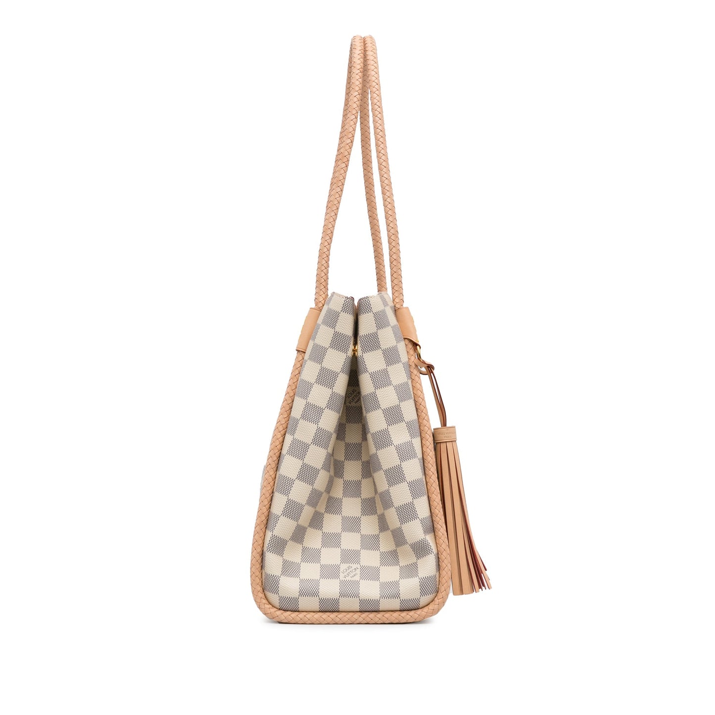 White Louis Vuitton Damier Azur Propriano Tote Bag