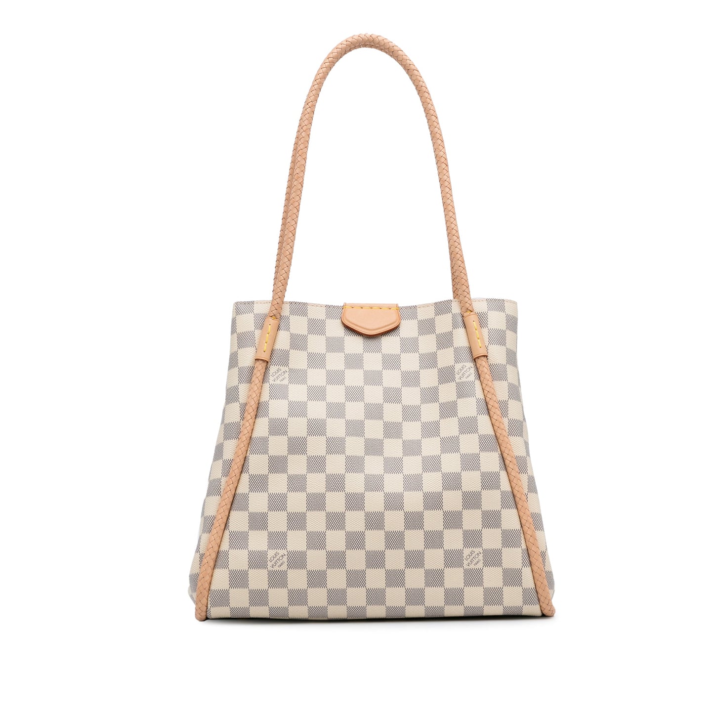 White Louis Vuitton Damier Azur Propriano Tote Bag