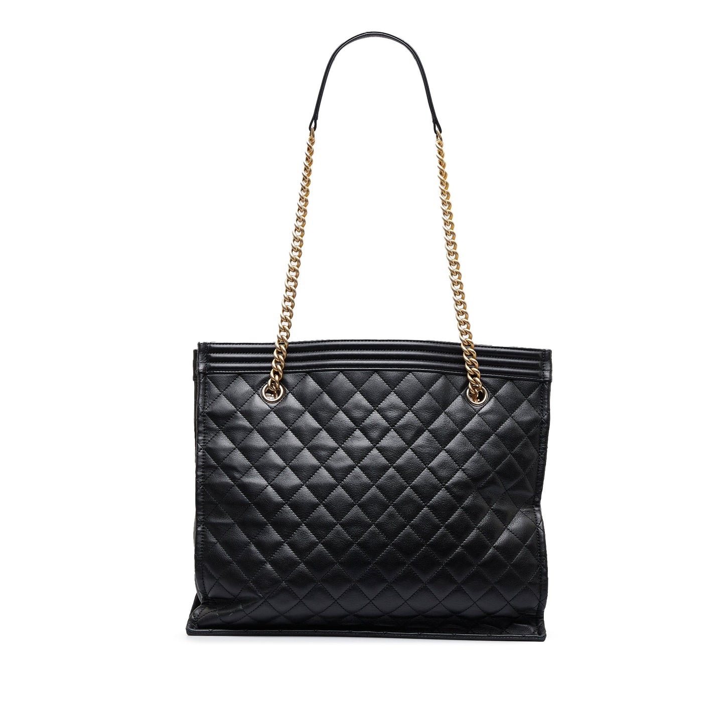 CHANEL Quilted Boy Shopper Tote Tote Bag