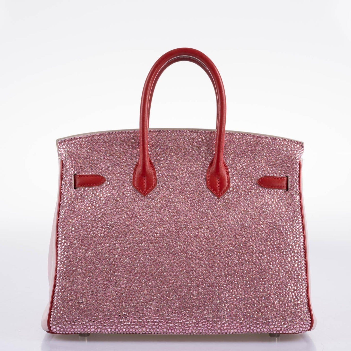 Vintage Hermès Birkin 25 ‘Pink Princess’ HSS Rose Dragee & Rouge Tomate Swift with Palladium Hardware