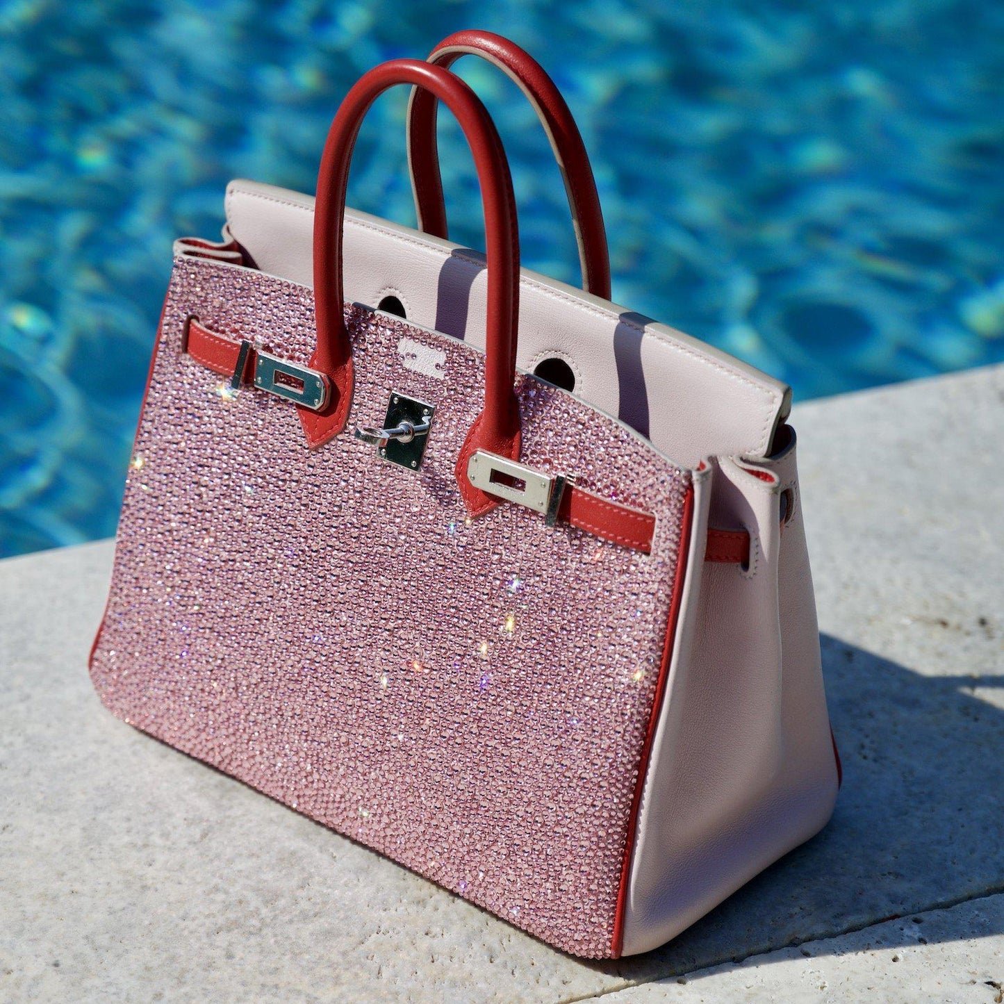 Vintage Hermès Birkin 25 ‘Pink Princess’ HSS Rose Dragee & Rouge Tomate Swift with Palladium Hardware