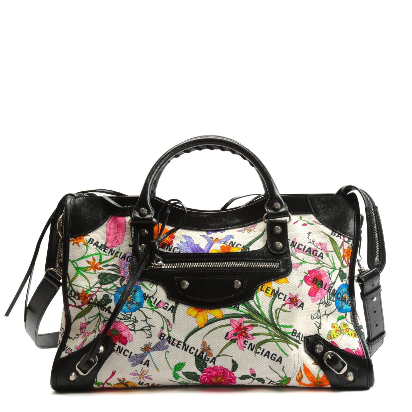 GUCCI X BALENCIAGA Hacker Project Flora Neo Classic City Bag - OUTLET FINAL SALE