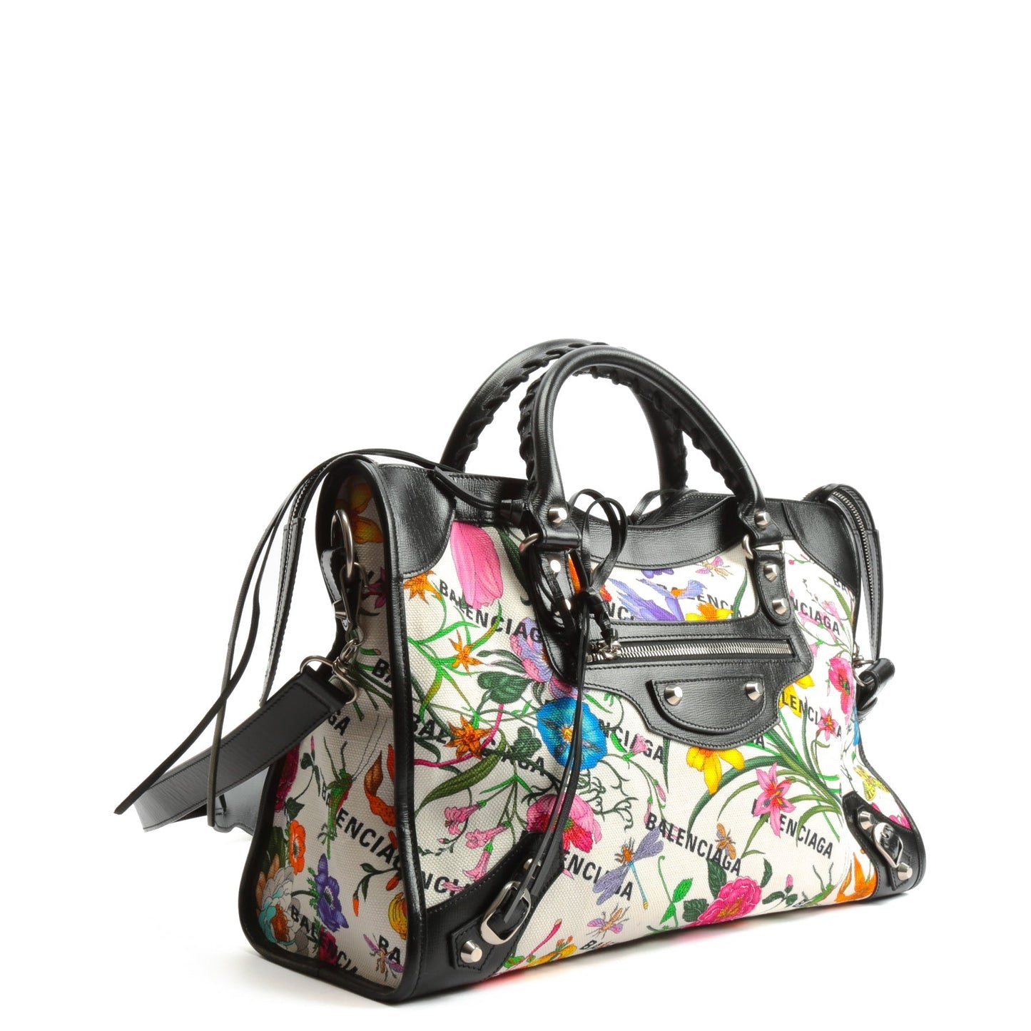 GUCCI X BALENCIAGA Hacker Project Flora Neo Classic City Bag - OUTLET FINAL SALE