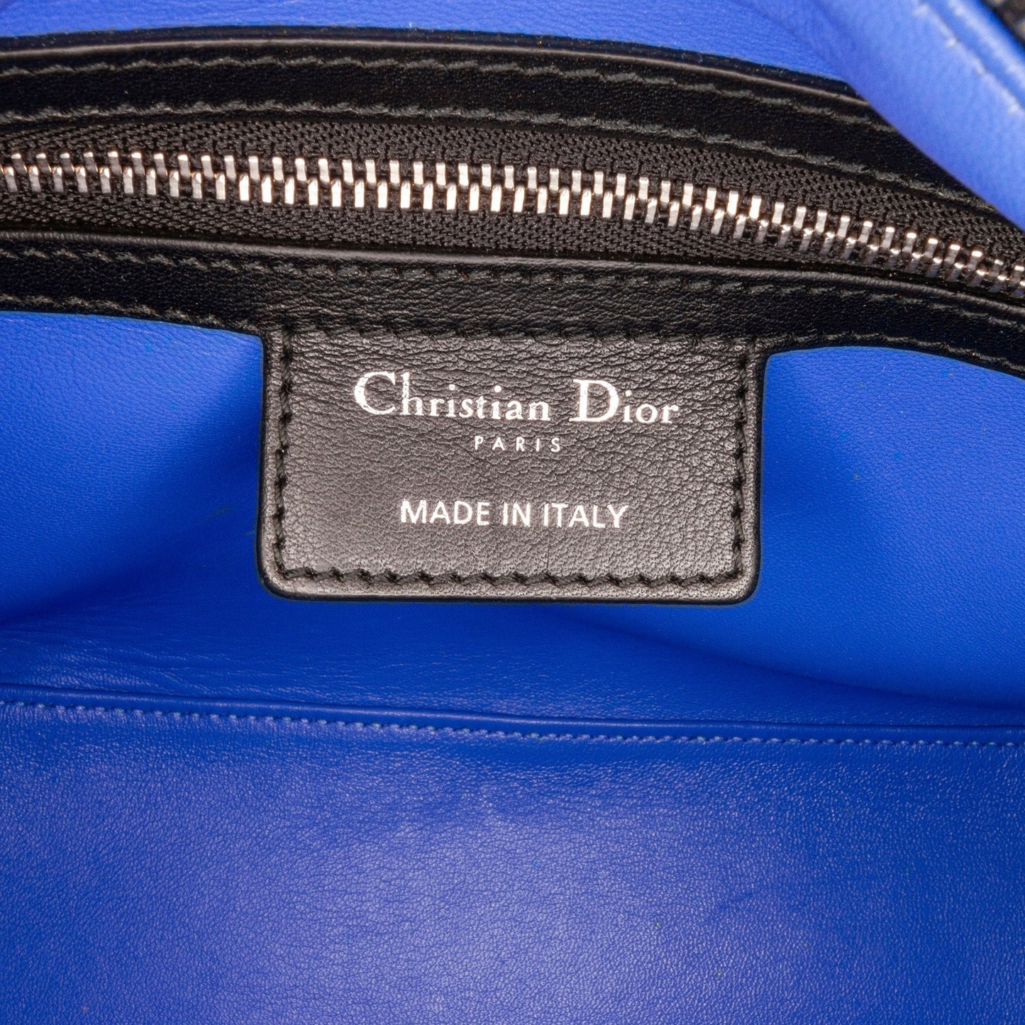 Dior Lady Dior Patchwork Medium Black Leather