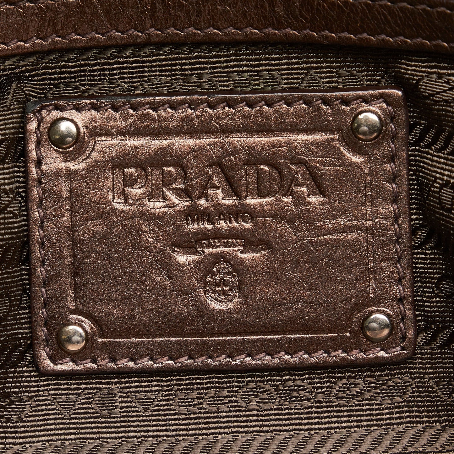 PRADA Leather Shoulder Bag