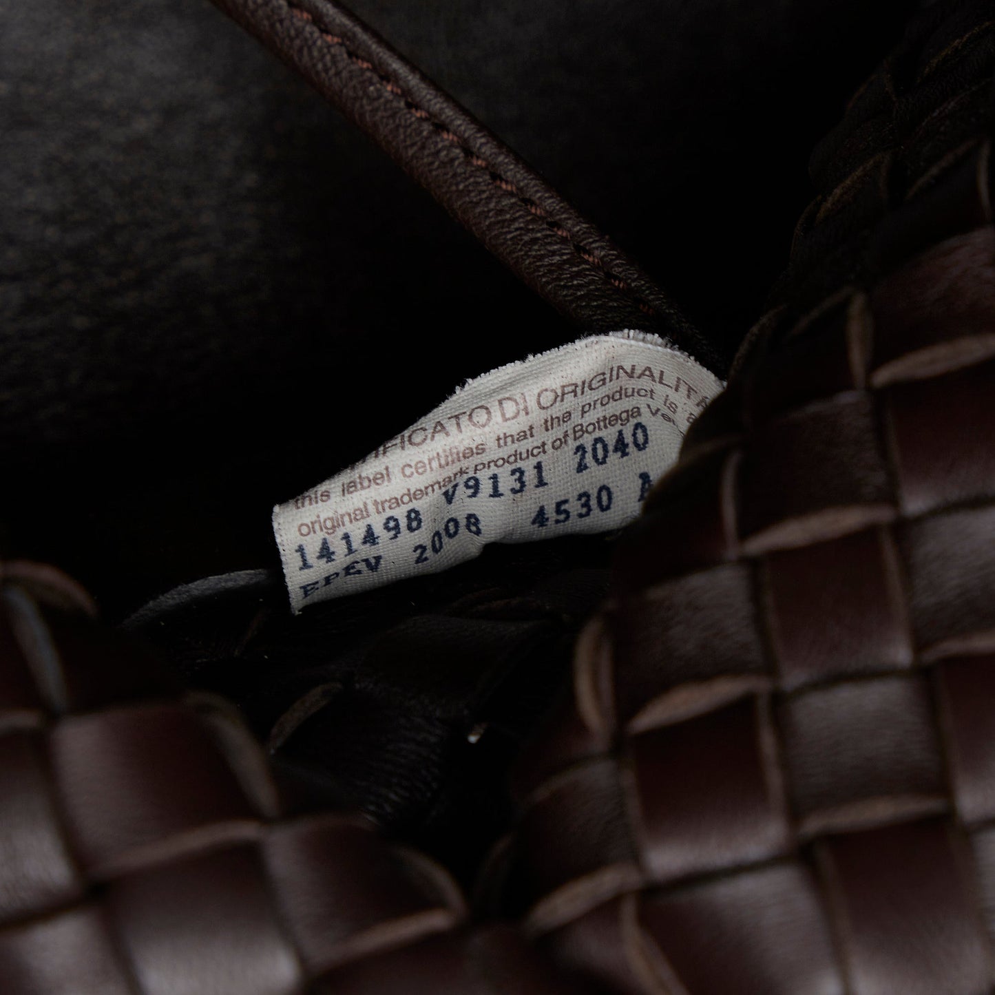 Brown Bottega Veneta Intrecciato Cabat Tote Bag