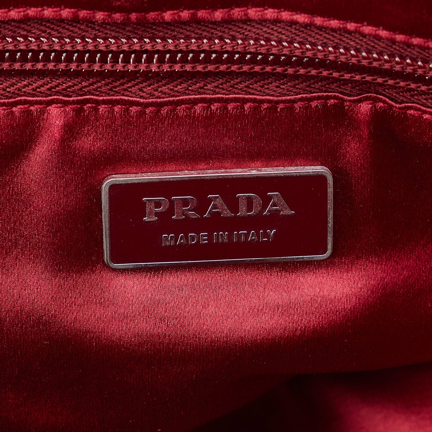 PRADA Canapa Bauletto Handbag