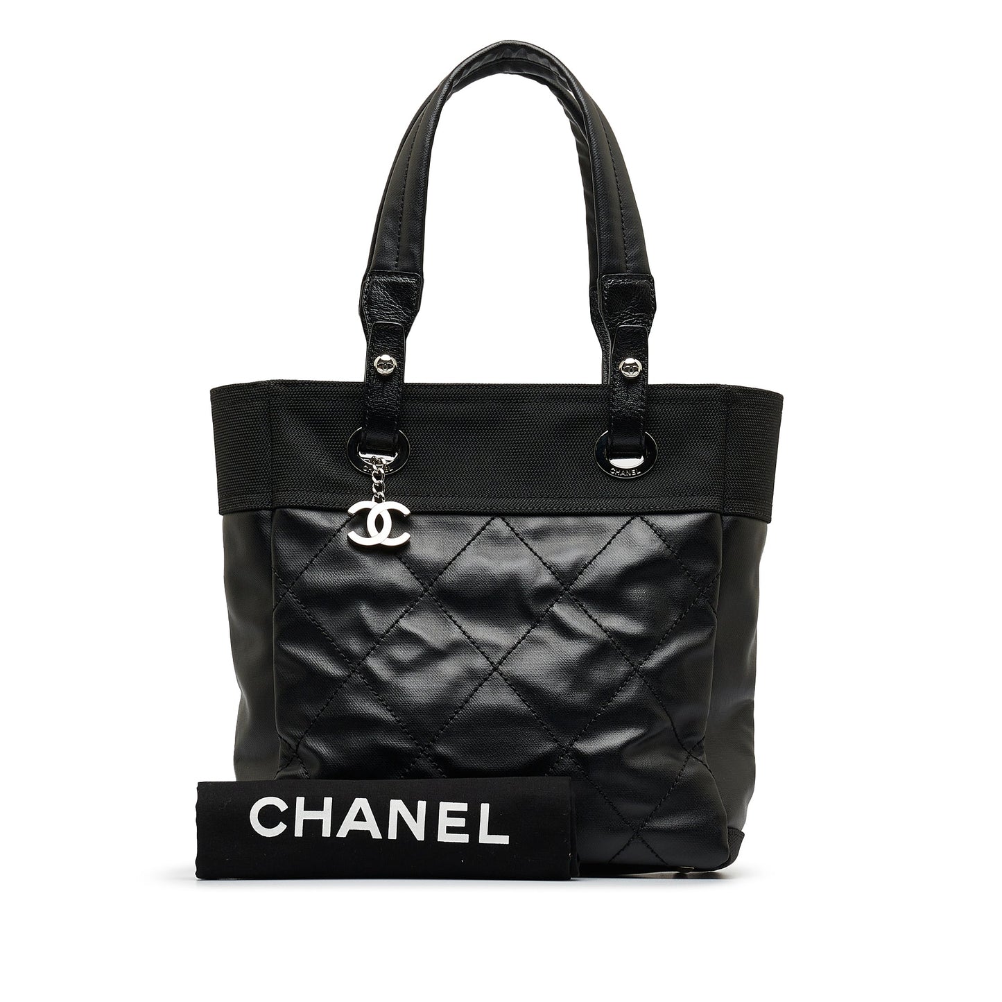 Black Chanel Paris Biarritz PM Tote