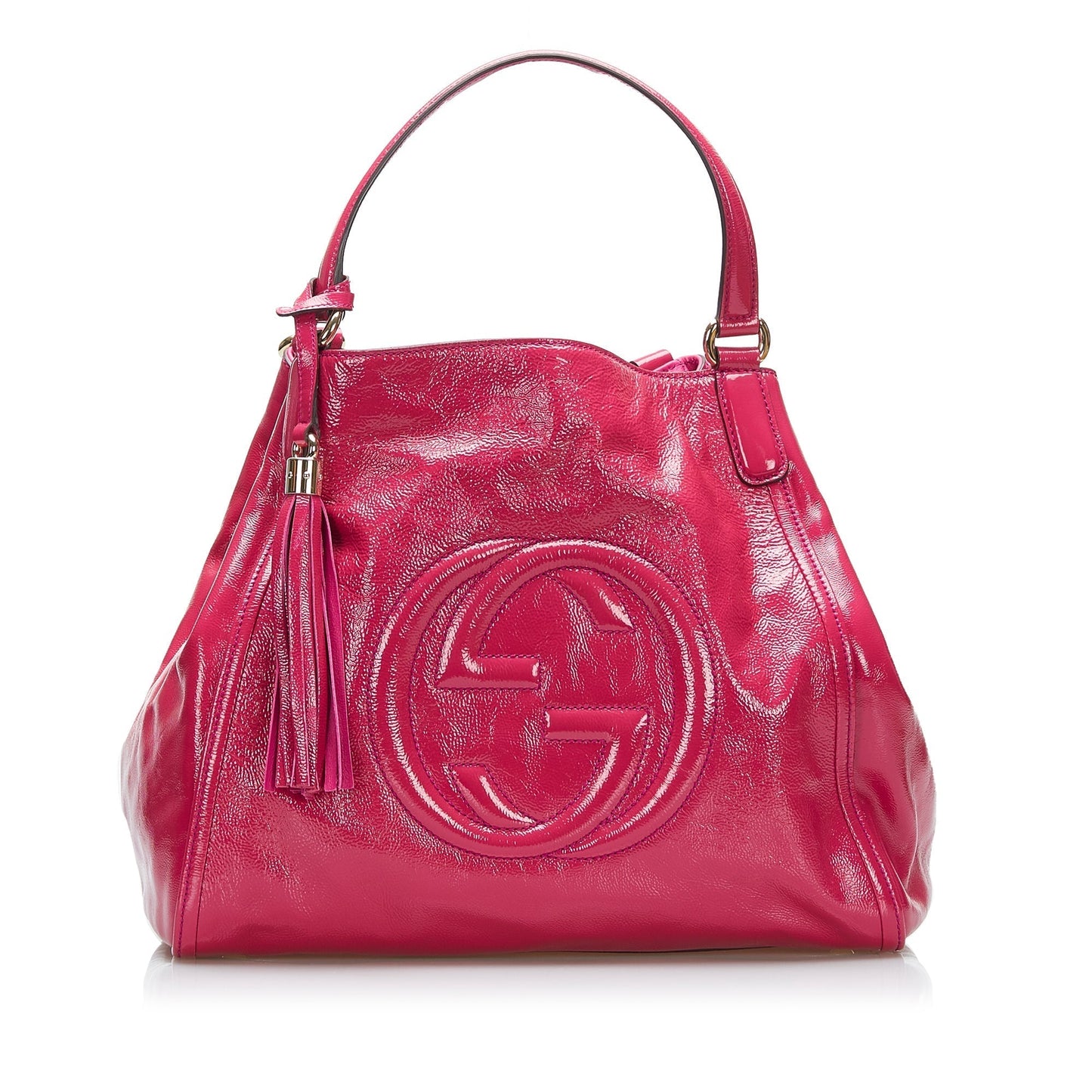 Gucci Soho Cellarius Patent Tote Tote Bag