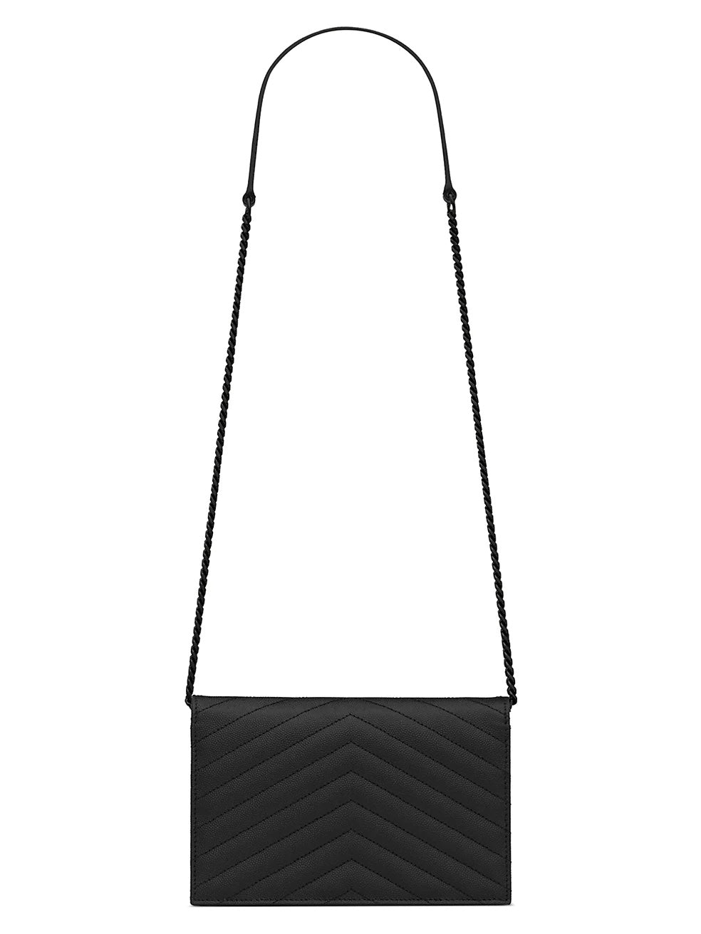 YSL CASSANDRE MATELASSÉ ENVELOPE CHAIN WALLET