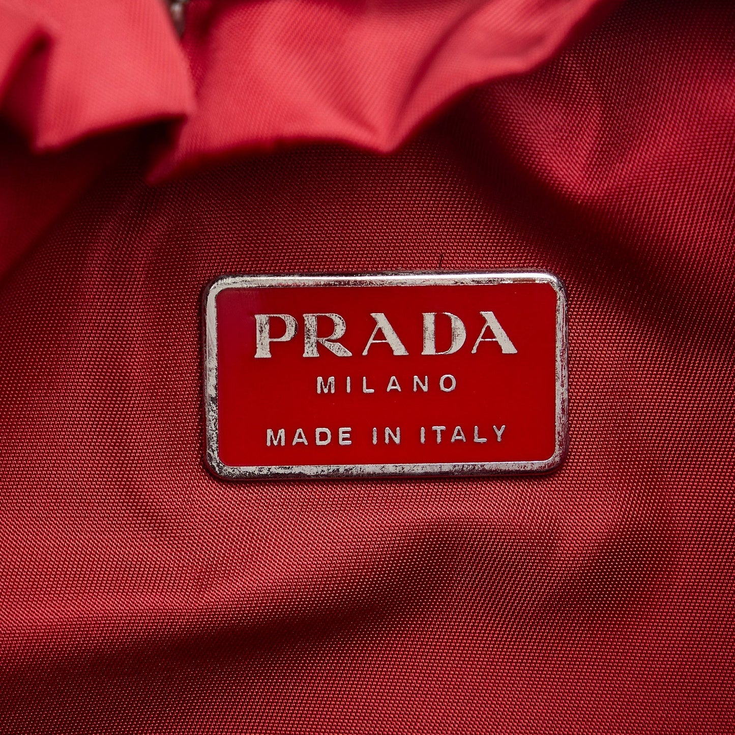 PRADA Tessuto Drawstring Backpack