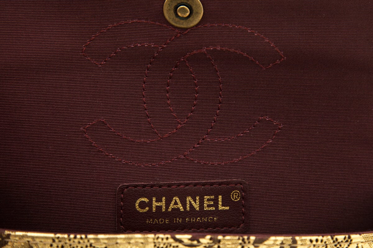 Chanel Black and Gold  Paris - Moscou Limited Edition Runway Double Flap 2.55