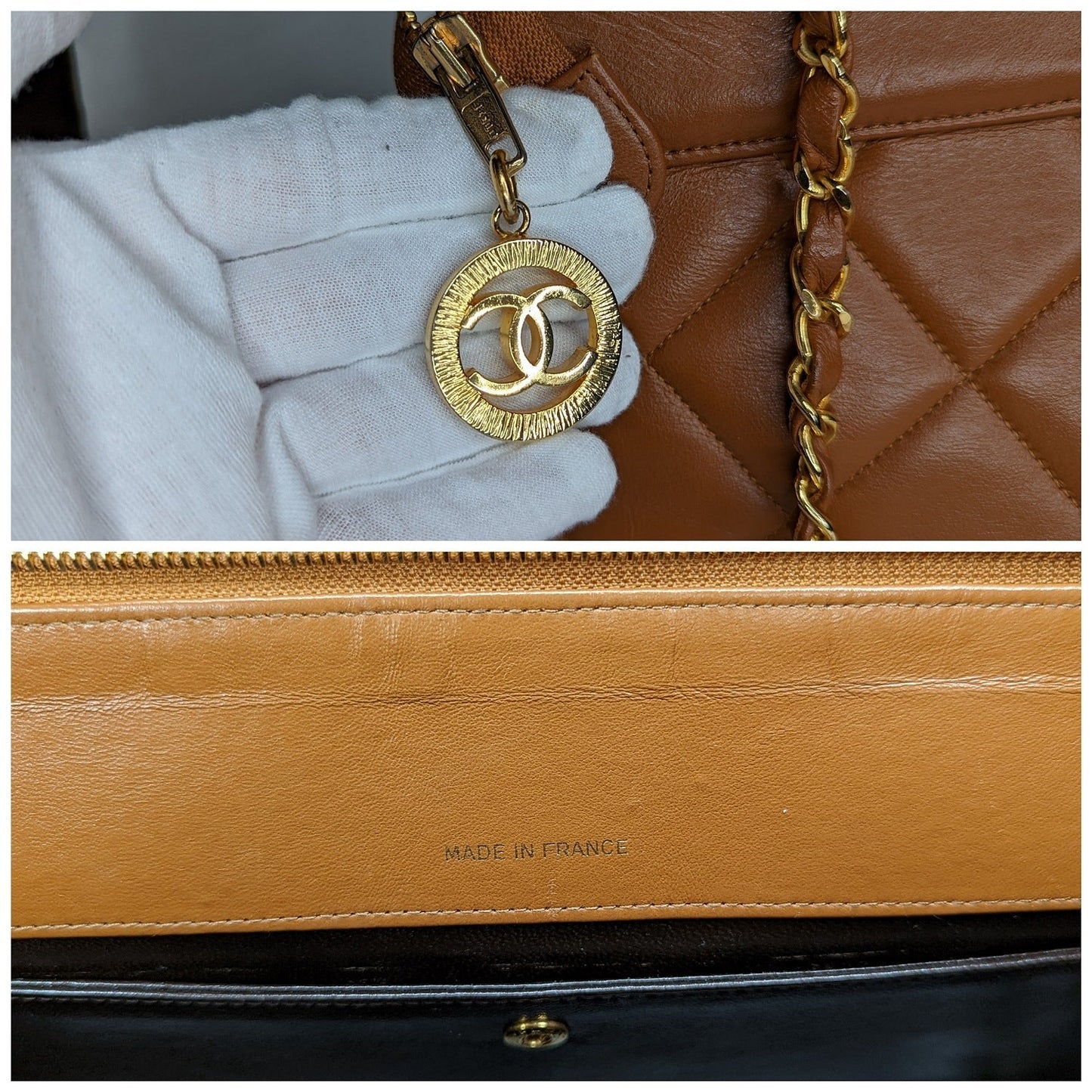 Chanel bags Vintage Matelassé Chain Leather Shoulder Bag & Wallet