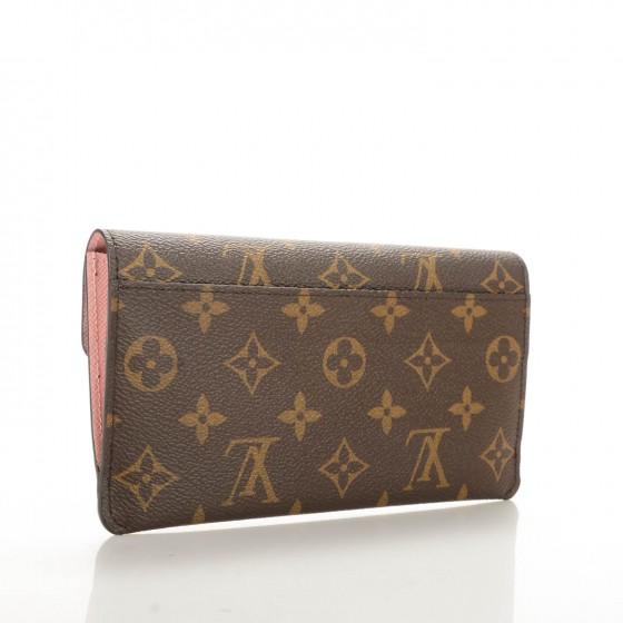 Louis Vuitton Jeanne Wallet Monogram Rose Ballerine Pink