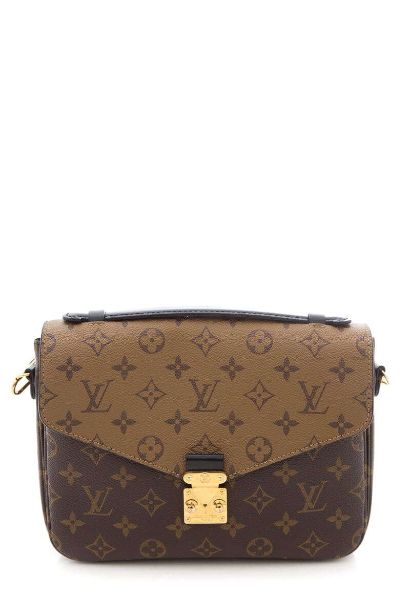 Louis Vuitton Brown Reverse Monogram Pochette Metis Cross-Body