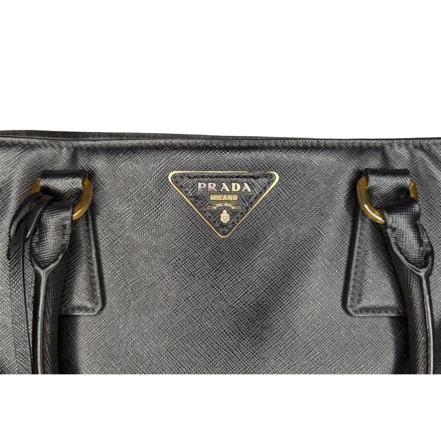 Prada Saffiano Leather Lux Tote Black