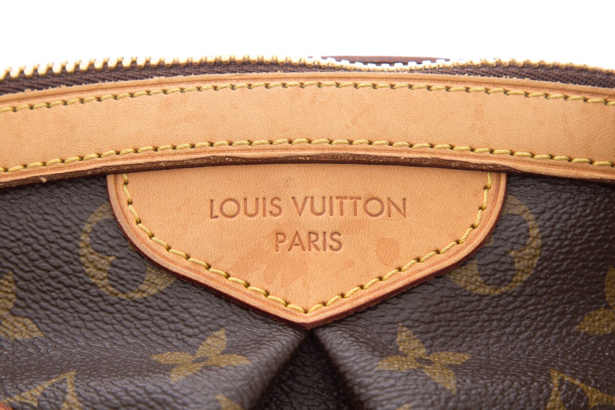 Louis Vuitton Tivoli GM Brown Mongram Canvas Leather Bag