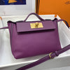 HM 24/24 Mini Evercolor Swift Purple For Women, Womenâ€™s Handbags, Shoulder Bag 8.2in/21cm