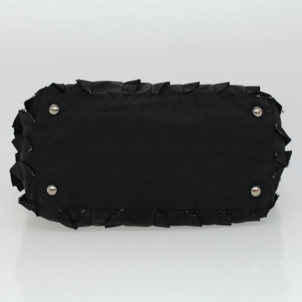 PRADA Hand Bag Nylon Black  ac1238