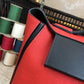 HM 24/24 Clemence Swift Red Gold Toned Hardware For Women, Handbags, Shoulder Bags 11.4in/29cm