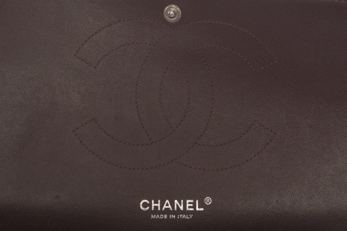 Chanel Black Jumbo Lambskin Double SHW  Handbag