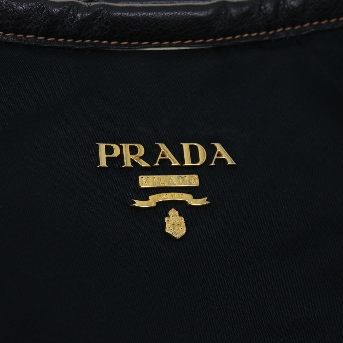 PRADA Hand Bag Nylon 2way Black  am3304