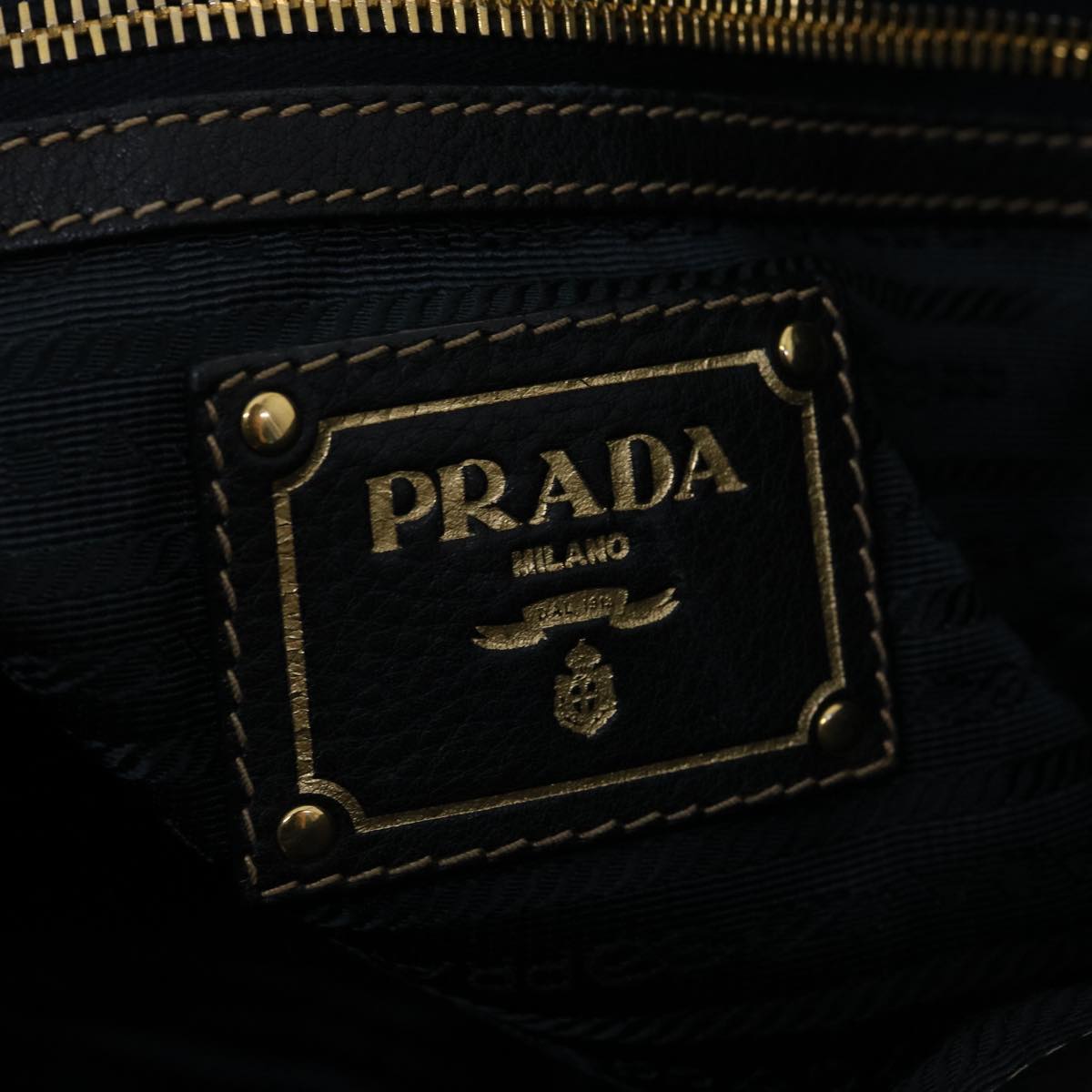 PRADA Hand Bag Nylon 2way Black  am3304