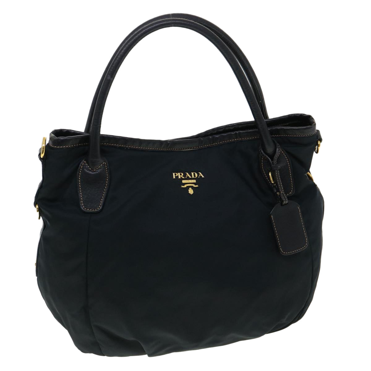 PRADA Hand Bag Nylon 2way Black  am3304