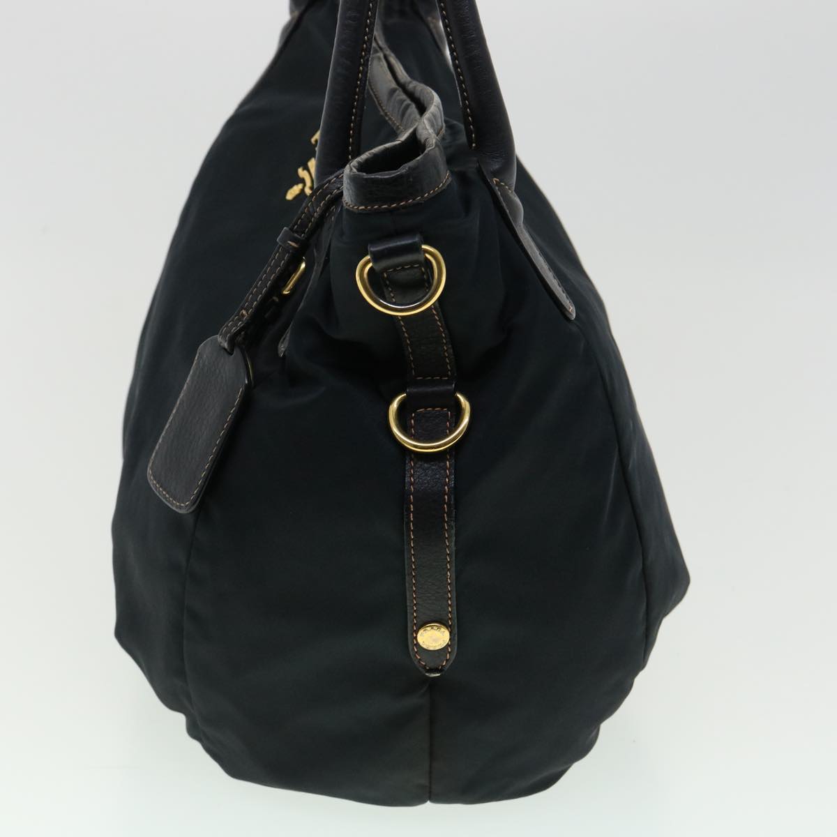 PRADA Hand Bag Nylon 2way Black  am3304