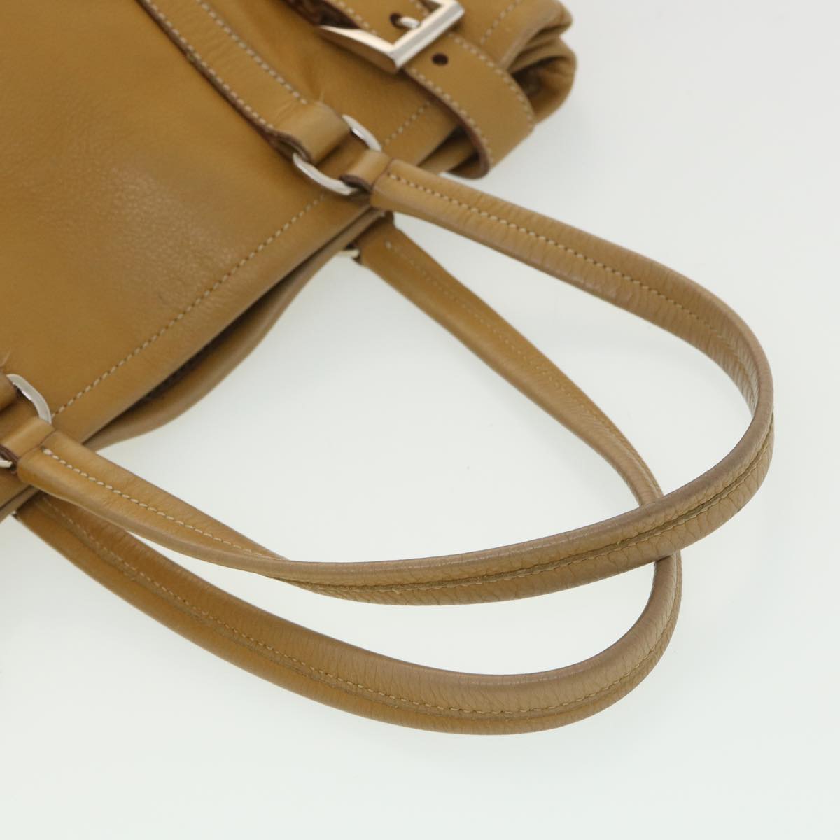 PRADA Shoulder Bag Leather Brown  am3914