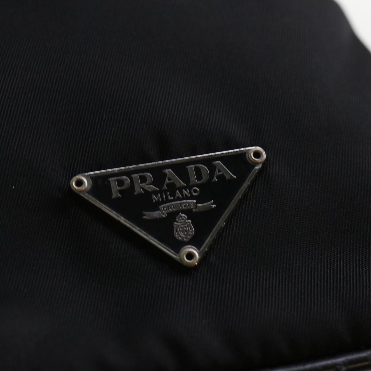 PRADA Shoulder Bag Nylon Black  am4126