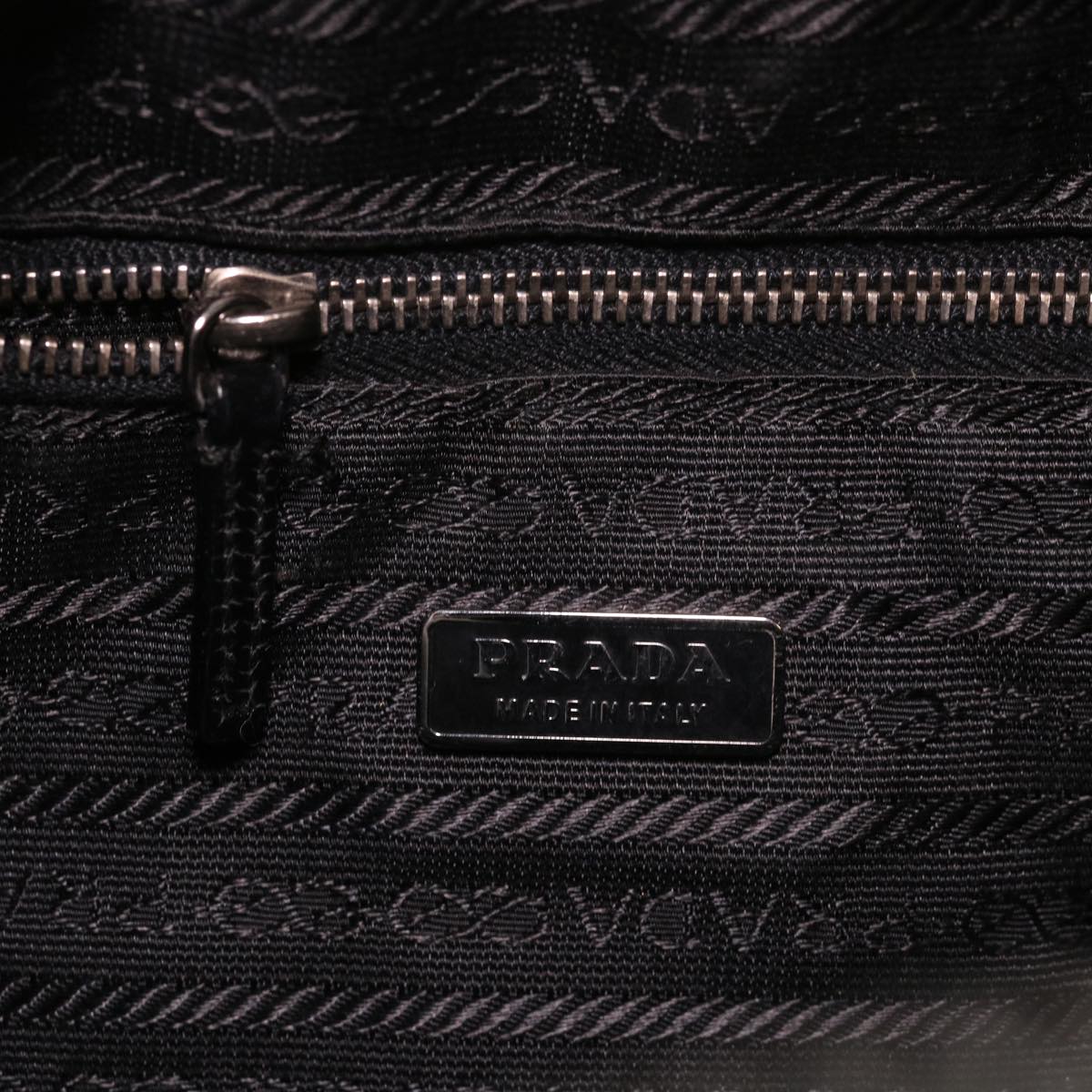 PRADA Shoulder Bag Nylon Black  am4126