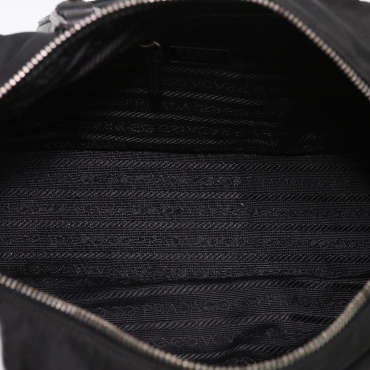 PRADA Shoulder Bag Nylon Black  am4126