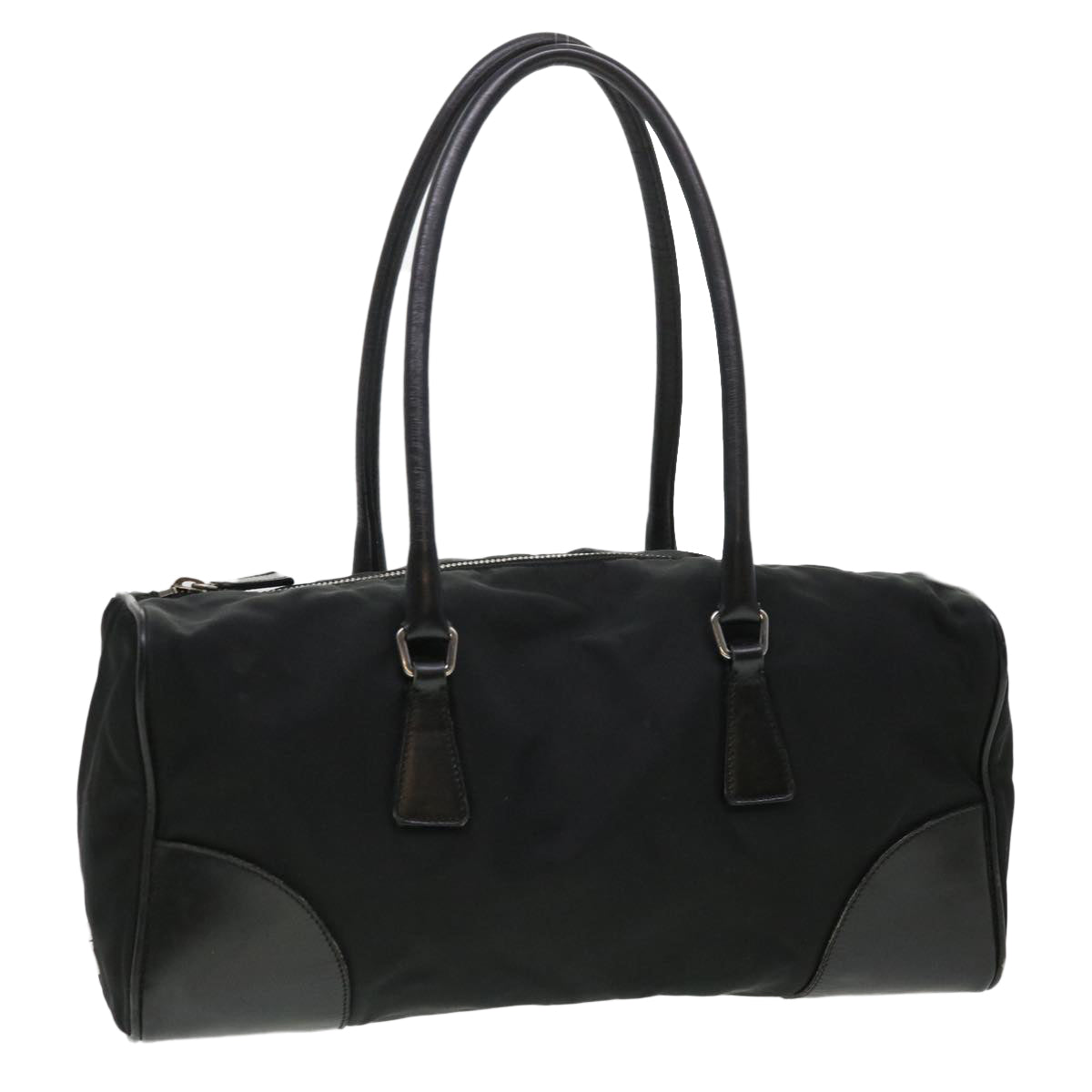 PRADA Shoulder Bag Nylon Black  am4126