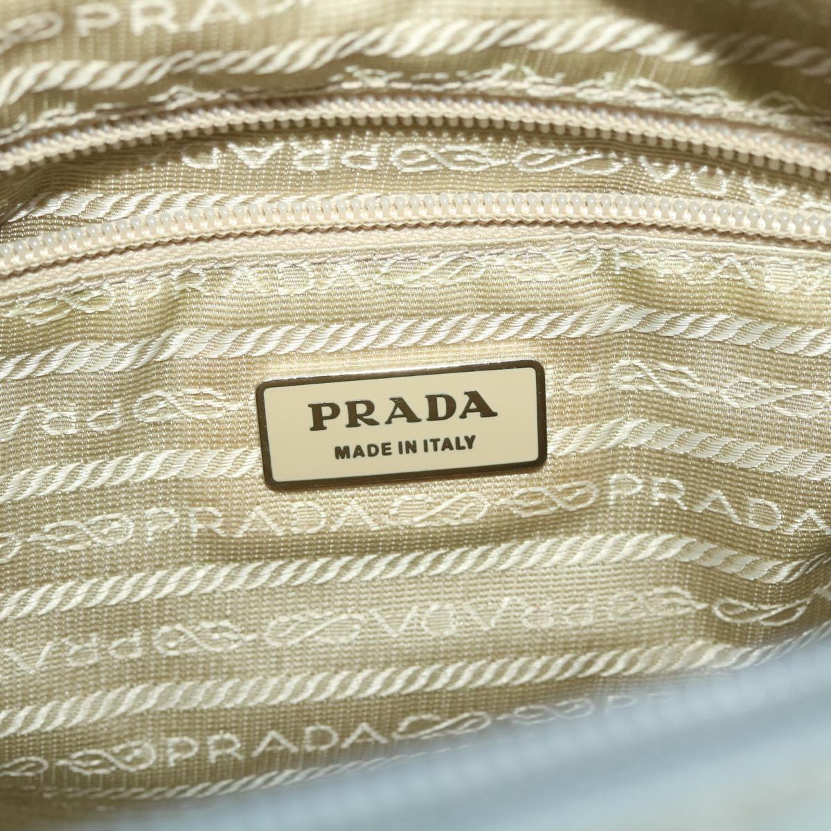 PRADA Shoulder Bag Nylon Light Blue  am4160