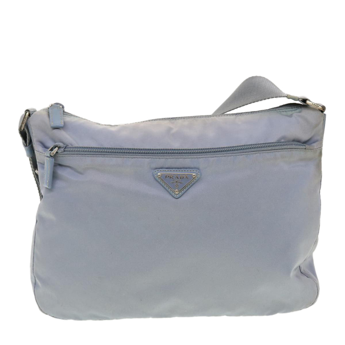 PRADA Shoulder Bag Nylon Light Blue  am4160